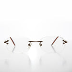 Load image into Gallery viewer, Fancy Rimless Reading Glasses
