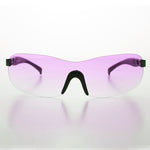 Load image into Gallery viewer, Y2K Wrap Shield Rimless Vintage Sunglass 
