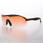 Load image into Gallery viewer, Y2K Wrap Shield Rimless Vintage Sunglass
