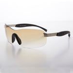 Load image into Gallery viewer, Y2K Wrap Shield Rimless Vintage Sunglass
