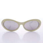 Load image into Gallery viewer, Curved Oval Cat Eye Vintage Sunglass 
