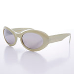 Load image into Gallery viewer, Curved Oval Cat Eye Vintage Sunglass 
