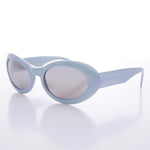 Load image into Gallery viewer, 90s Curved Oval Cat Eye Vintage Sunglass in Pastel Colors
