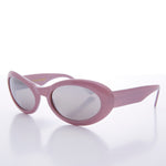 Load image into Gallery viewer, Curved Oval Cat Eye Vintage Sunglass 
