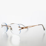 Load image into Gallery viewer, Oval Rimless Colored Lens Readers - Leona

