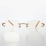 Load image into Gallery viewer, Oval Rimless Colored Lens Readers - Leona
