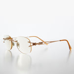 Load image into Gallery viewer, Oval Rimless Colored Lens Readers - Leona

