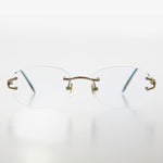 Load image into Gallery viewer, Oval Rimless Colored Lens Readers - Leona
