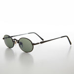 Load image into Gallery viewer, Small Oval Victorian Steampunk 90s Sunglass
