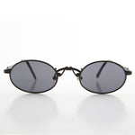 Load image into Gallery viewer, Small Oval Victorian Steampunk 90s Sunglass
