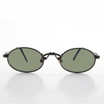 Load image into Gallery viewer, Small Oval Victorian Steampunk 90s Sunglass
