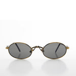 Load image into Gallery viewer, Small Oval Victorian Steampunk 90s Sunglass
