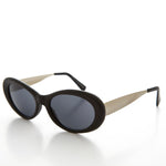 Load image into Gallery viewer, Oval Mod Punk Cateye 90s Vintage Sunglass
