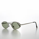 Load image into Gallery viewer, Unique Oval Metal Vintage 90s Sunglass - Lotus
