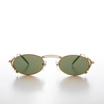 Load image into Gallery viewer, Tiny Oval Intricate Spectacles Vintage Sunglass
