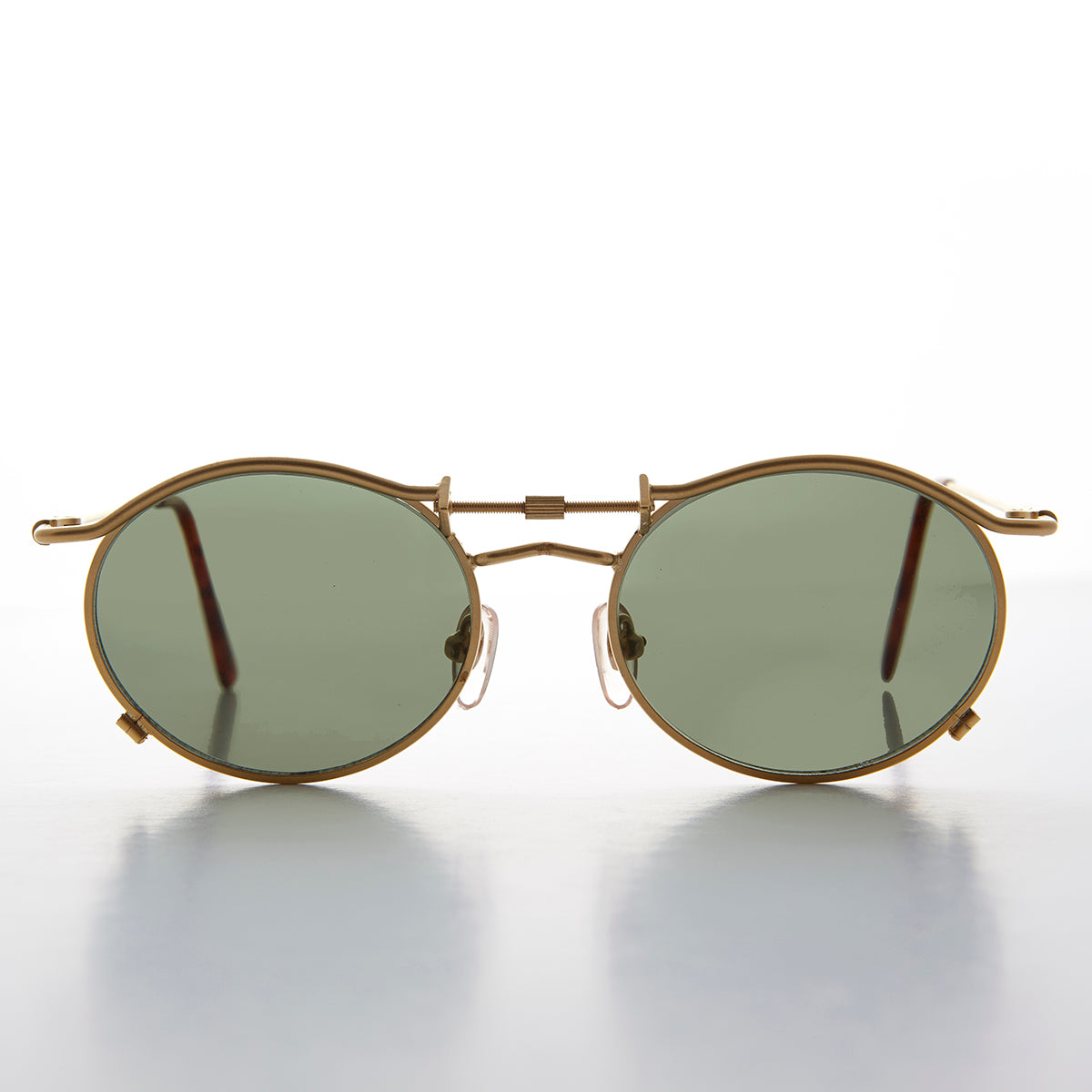 90s Oval Steampunk Sunglass Optical Quality
