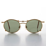 Load image into Gallery viewer, 90s Oval Steampunk Sunglass Optical Quality
