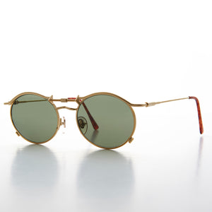 90s Oval Steampunk Sunglass Optical Quality