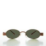 Load image into Gallery viewer, 90s Oval Micro Sunglasses
