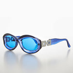 Load image into Gallery viewer, Thick Wide Frame with Chain Link Temples 
