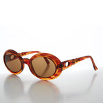 Load image into Gallery viewer, Oval Mod Retro Beatnik Vintage Sunglass - Mable
