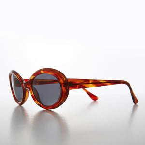 Pearl Oval Grunge Vintage Sunglass
