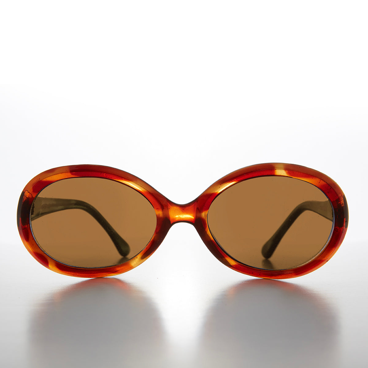 Pearl Oval Grunge Vintage Sunglass