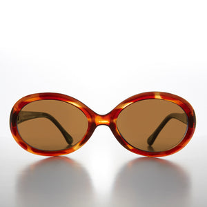 Pearl Oval Grunge Vintage Sunglass