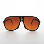Load image into Gallery viewer, Very 80s Aviator Sunglass with Amber Lens
