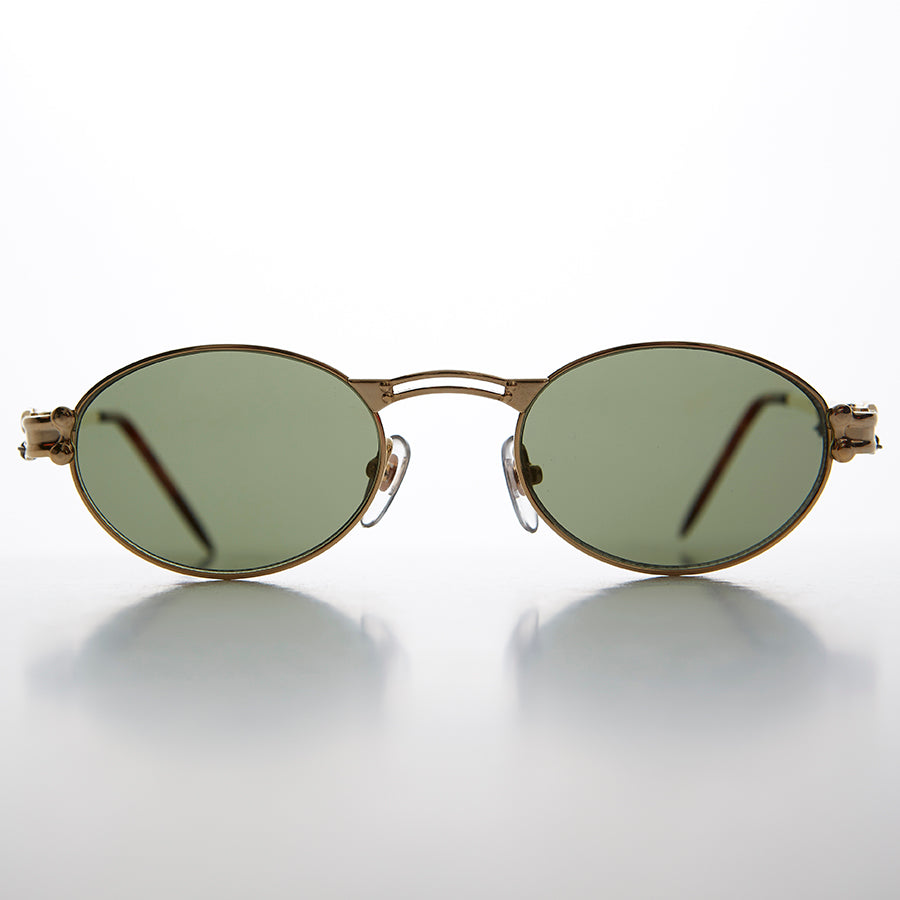 Goth Steampunk Victorian Oval Vintage Sunglass