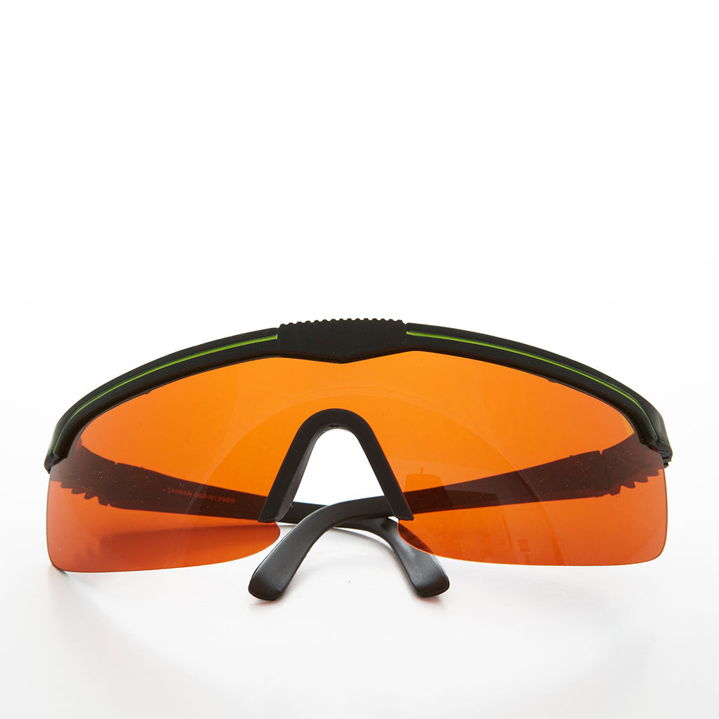 Sports Biker Wrap Sunglass with Blue Buster Lens 