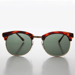 Load image into Gallery viewer, Classic Preppy Half Rim Sunglass with Glass Lens - Mickey

