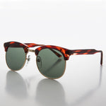 Load image into Gallery viewer, Classic Preppy Half Rim Sunglass with Glass Lens - Mickey
