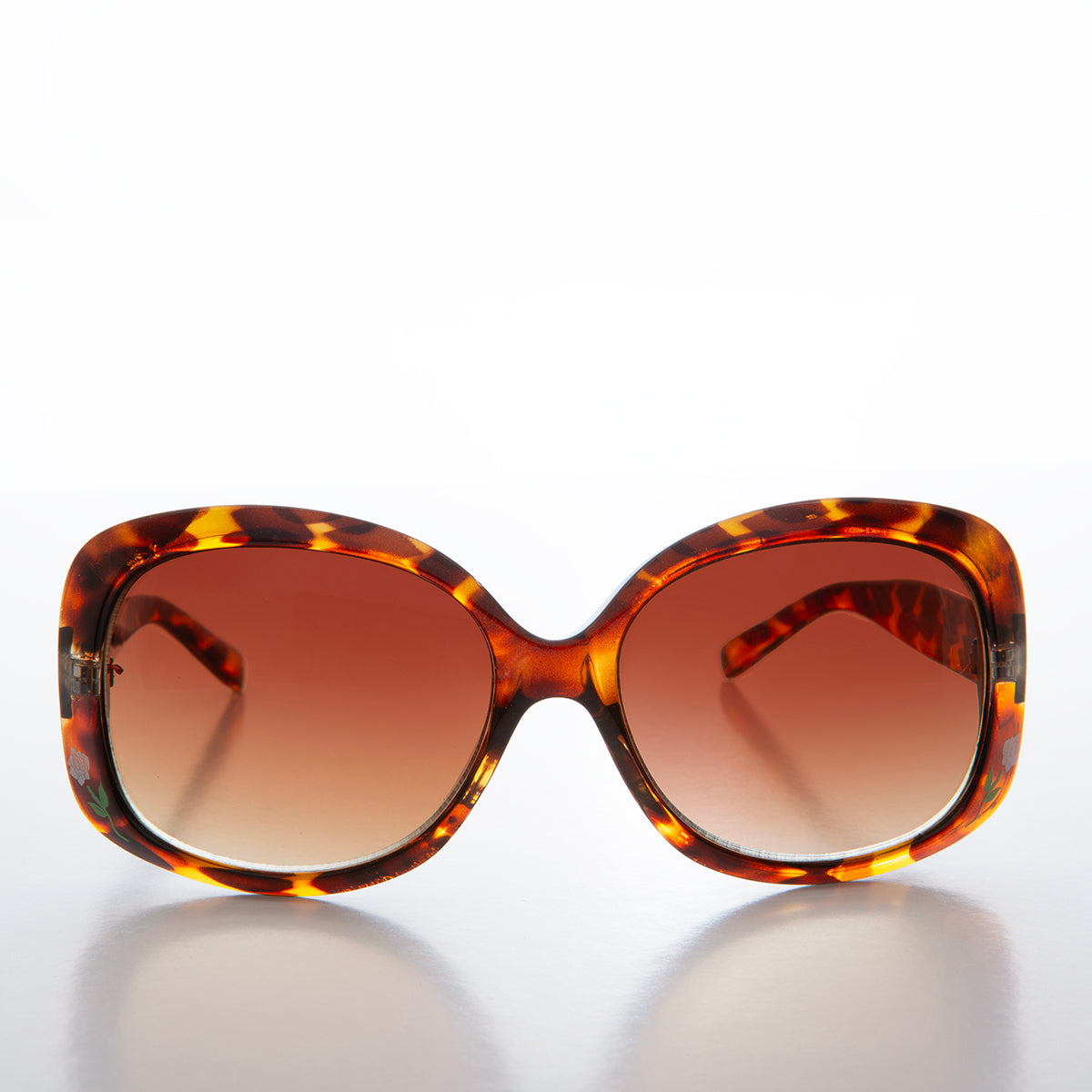 Boho Chic Sunglass with Flower Accent