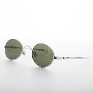 Oval Sunglass Spectacle with Adjustable Sliding Temples