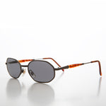 Load image into Gallery viewer, 90s Geometric Oval Metal Sunglasses
