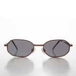 Load image into Gallery viewer, 90s Geometric Oval Metal Sunglasses
