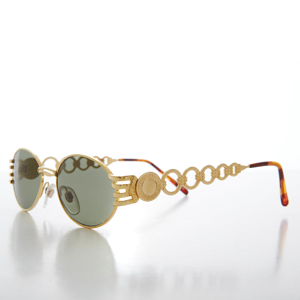 90s Oval Hip Hop Vintage Sunglasses