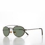 Load image into Gallery viewer, Oval Metal Steampunk Aviator Sunglasses 

