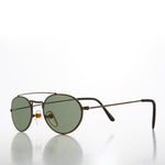 Load image into Gallery viewer, Oval Metal Steampunk Aviator Sunglasses 
