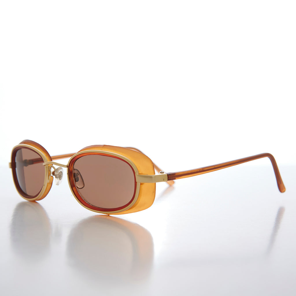 Small Goggle Side Shield 90s Vintage Sunglass
