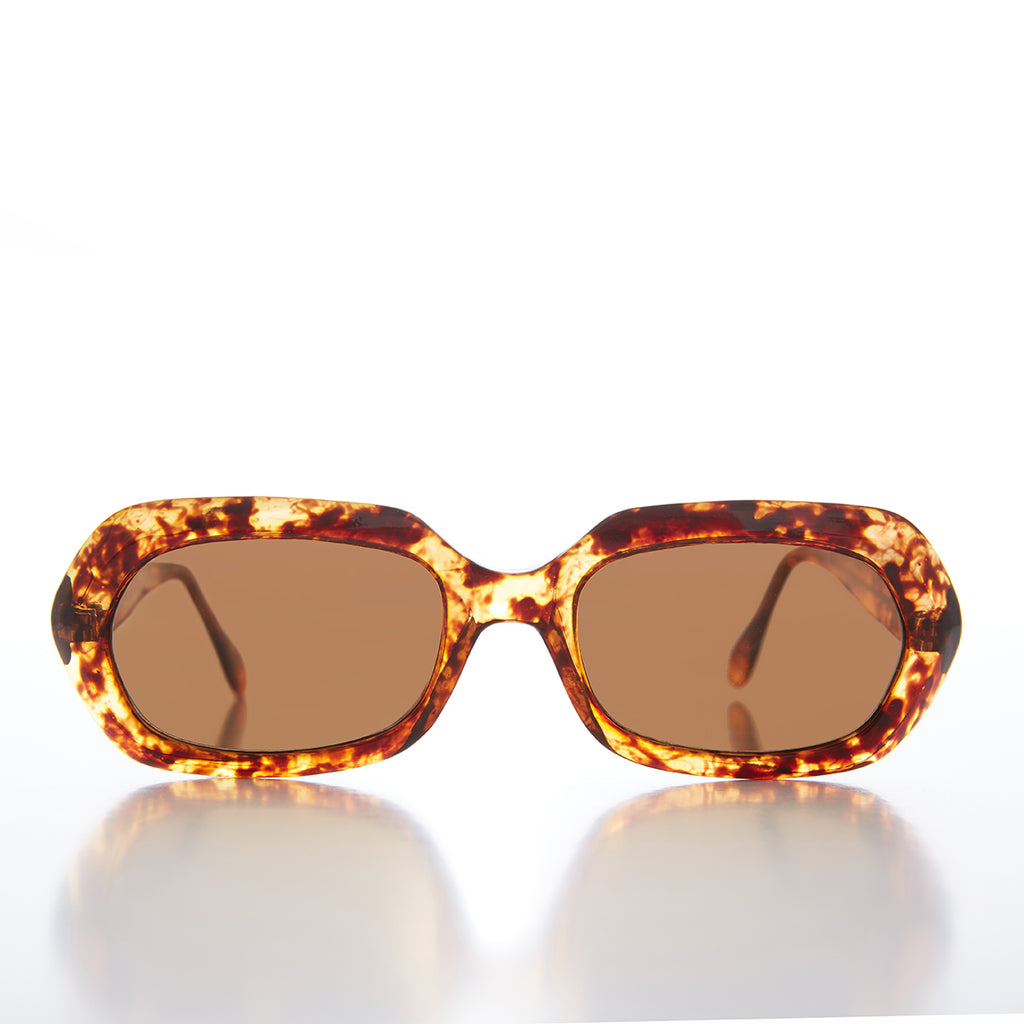 rectangle hexagon vintage sunglasses