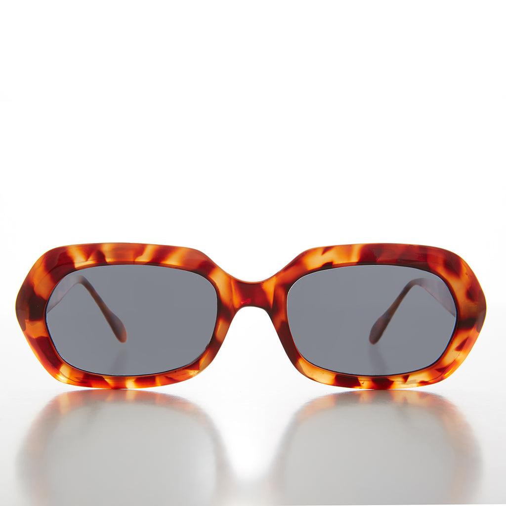 rectangle hexagon vintage sunglasses