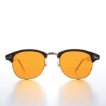 Load image into Gallery viewer, Half Frame Amber Lens Sunglasses - Eaton
