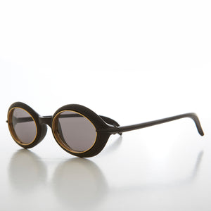 Small Oval Sci-Fi Vintage Sunglass