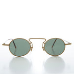 Load image into Gallery viewer, oval gold sunglasses
