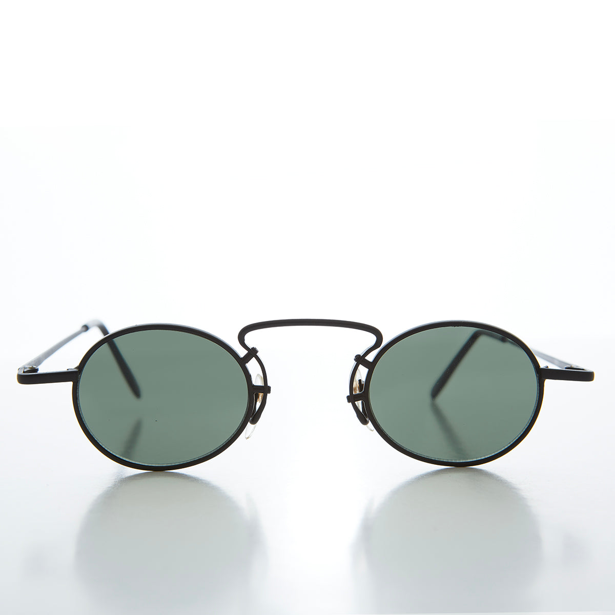 oval black sunglasses