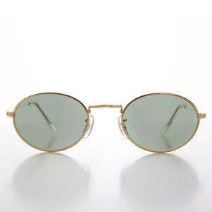 oval gold frame
