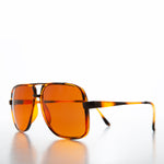 Load image into Gallery viewer, Geometric Aviator with Orange Lens
