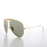 Load image into Gallery viewer, Classic Brow Bar Gold Pilot Sunglasses 
